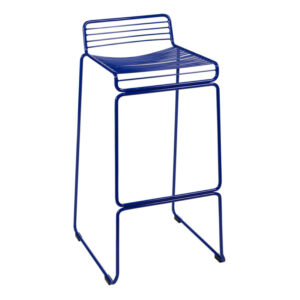 Blue Wire Barstool