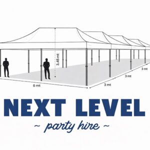 6m x 12m Marquee
