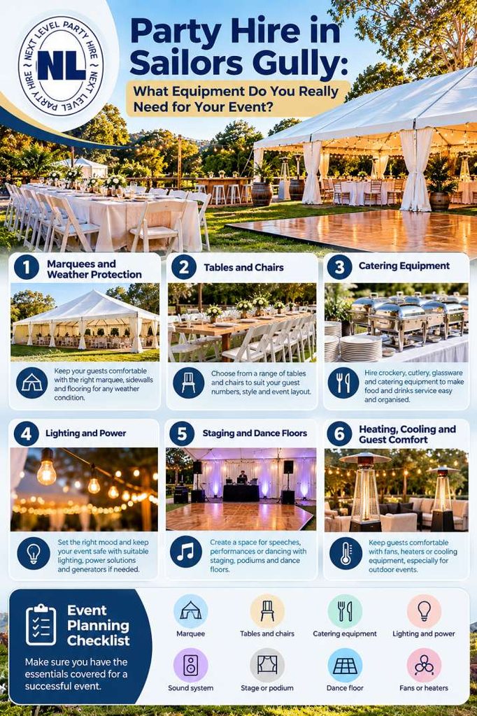 Party Hire in Sailors Gully