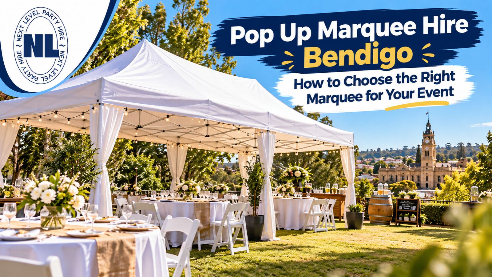 Pop Up Marquee Hire Bendigo